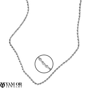 שרשרת חבל - תכשיטי ים-אור - 2.5 ממ