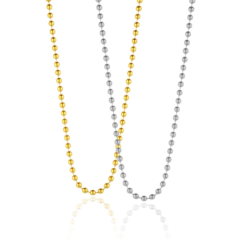 שרשרת חרוזים כסף 0.925