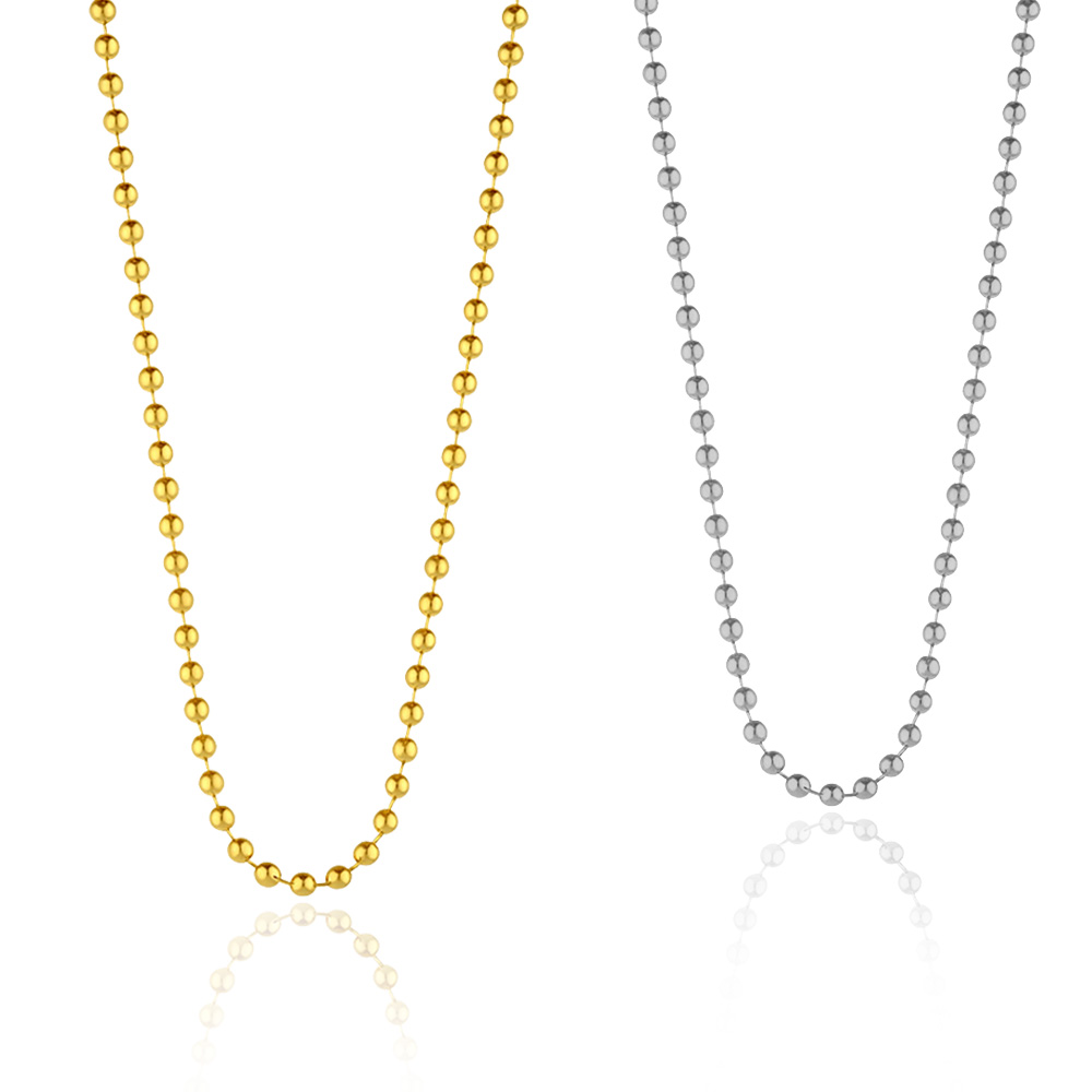 שרשרת חרוזים כסף 0.925 - תכשיטי ים אור