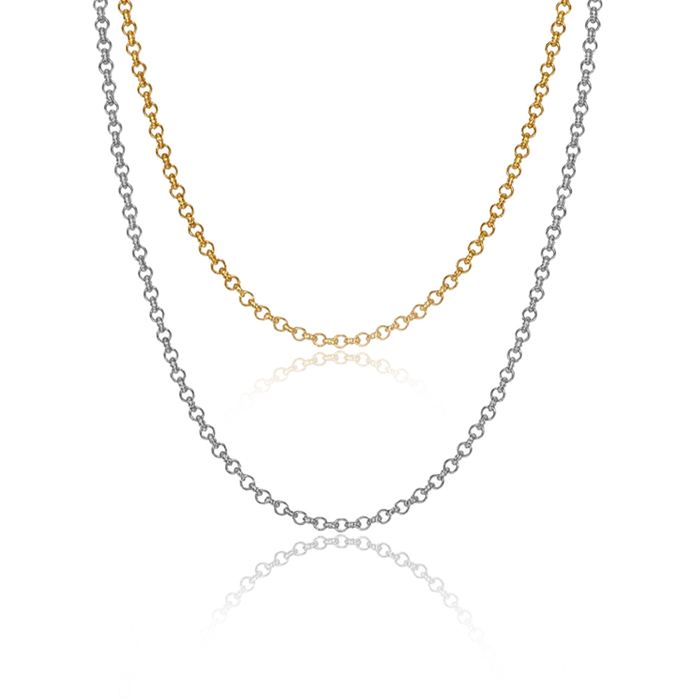 שרשרת רולו כסף תכשיטי ים אור