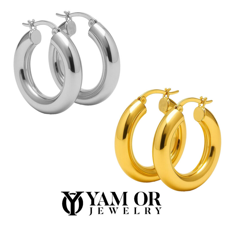 זוג עגילי כסף 5