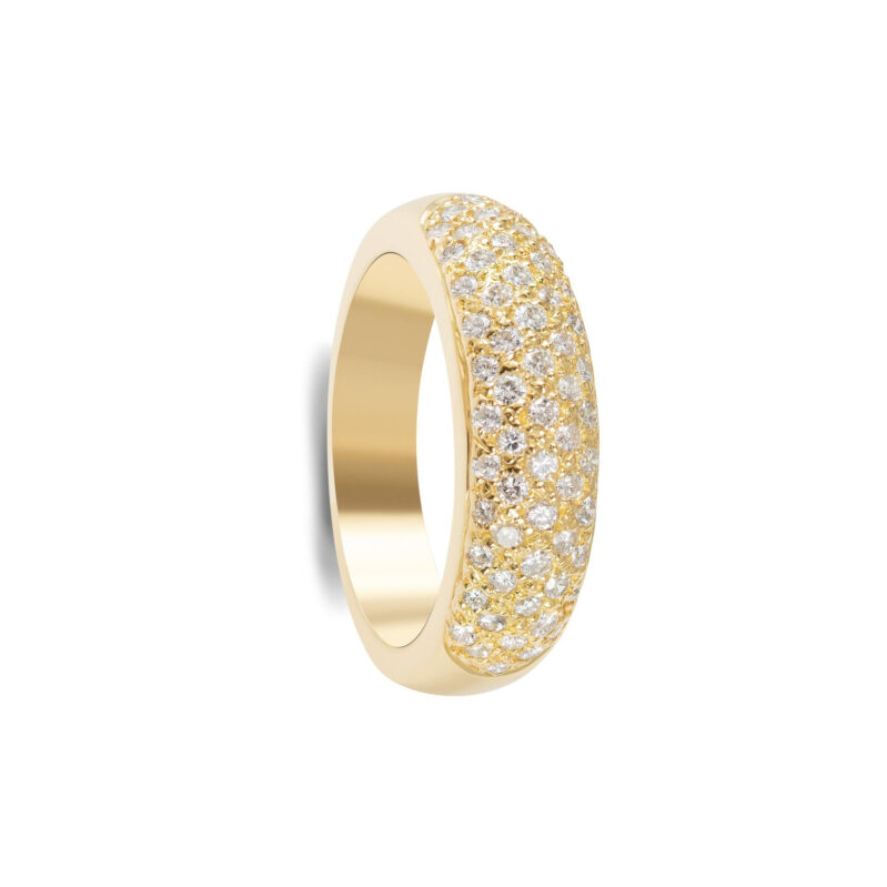 טבעת זהב 14K עם יהלומי VS1 - תכשיטי ים אור זהב