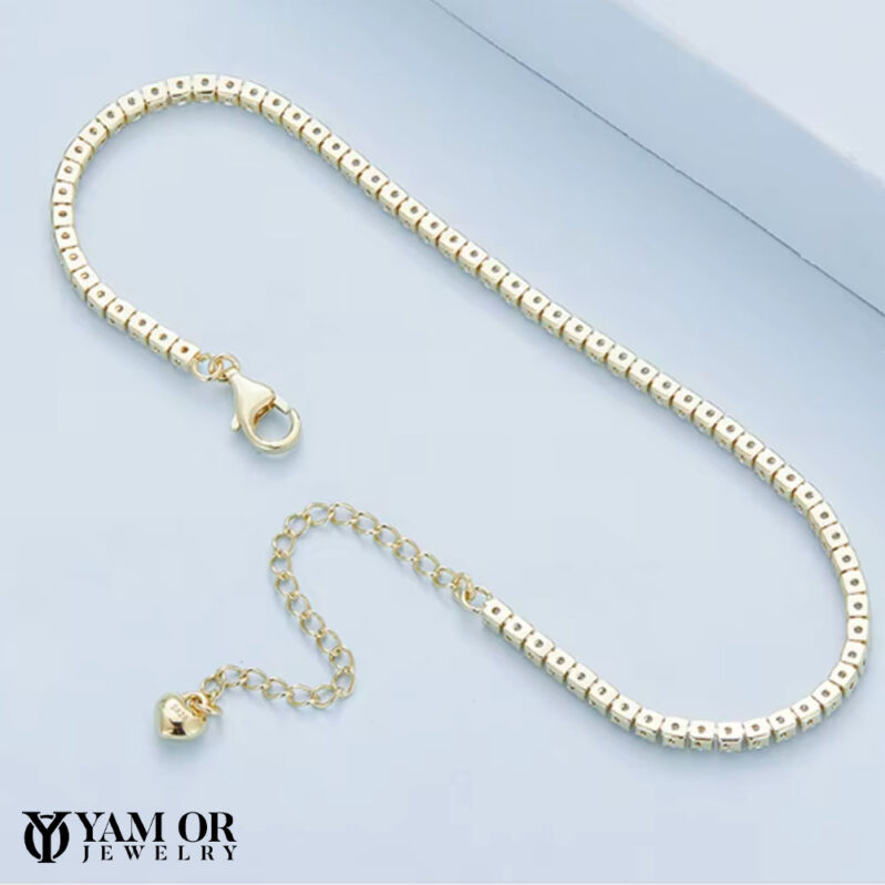 צמיד טניס כסף 0.925