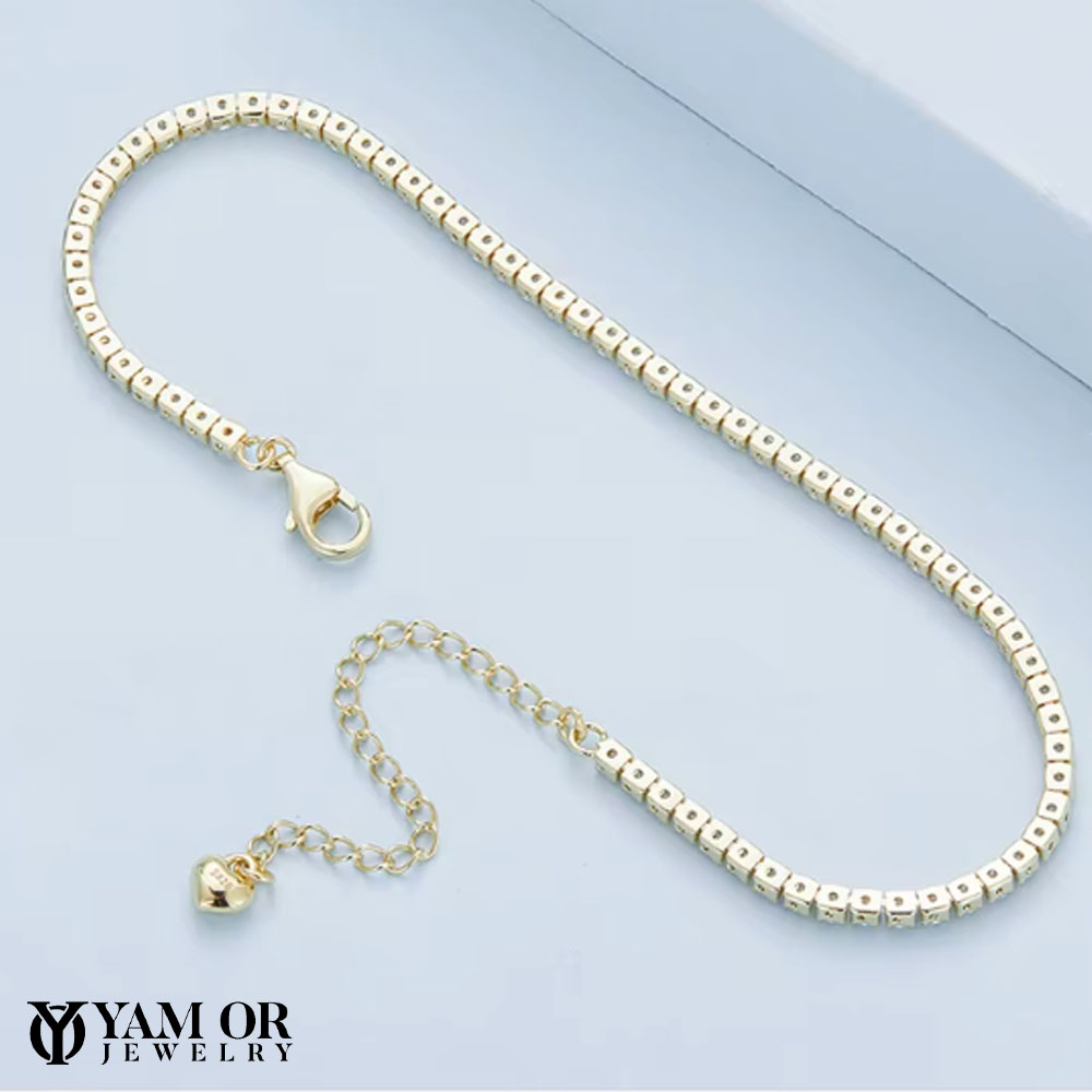 צמיד טניס כסף 0.925