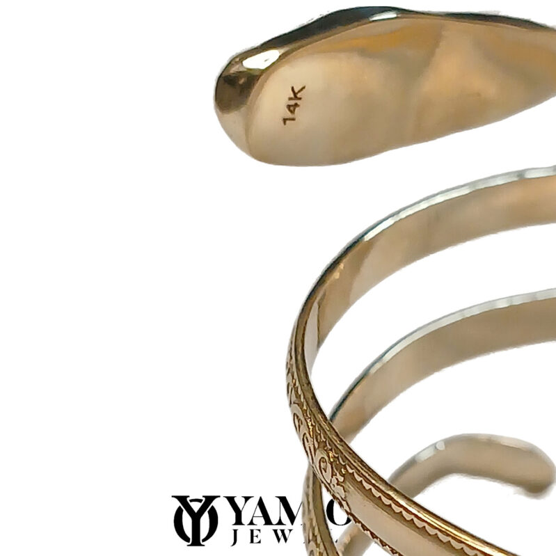 צמיד מרוקאי נחש עם 14