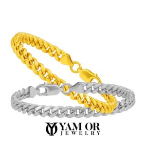 צמיד קובני 5 ממ כסף 925 - תכשיטי ים אור - צמיד פנסר