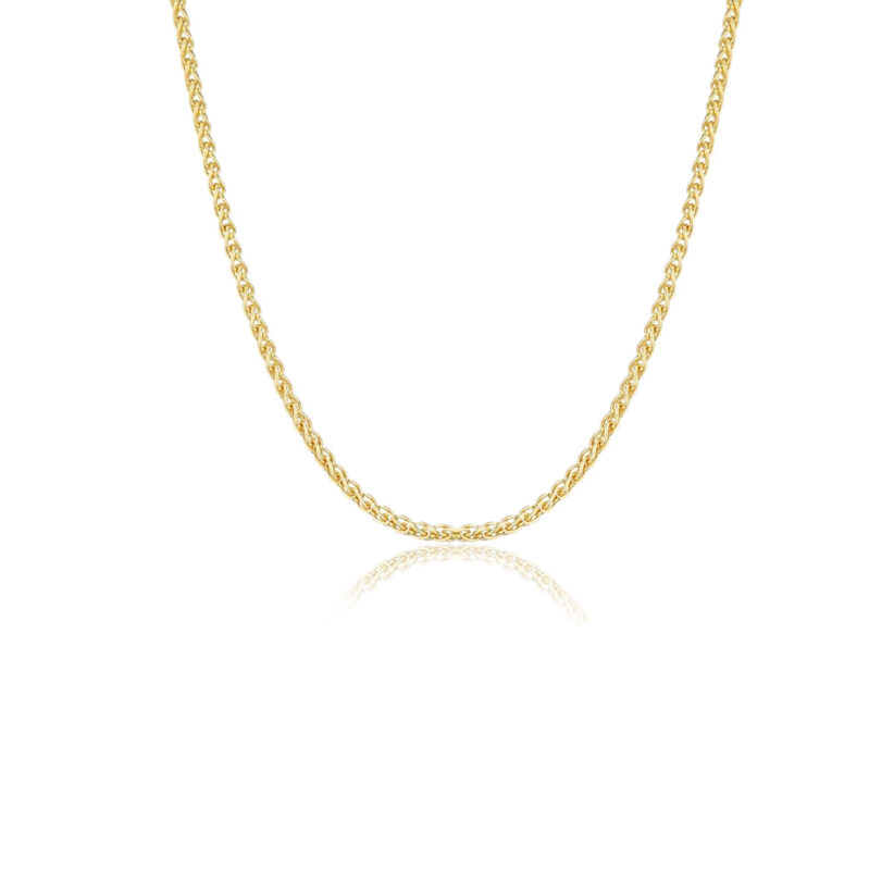 שרשרת ספיגה כסף 0.925 - מצופה זהב תכשיטי ים אור