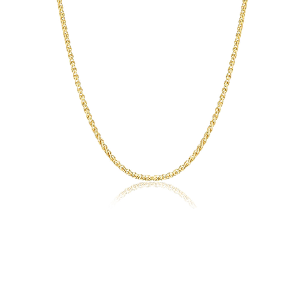 שרשרת ספיגה כסף 0.925 - מצופה זהב תכשיטי ים אור