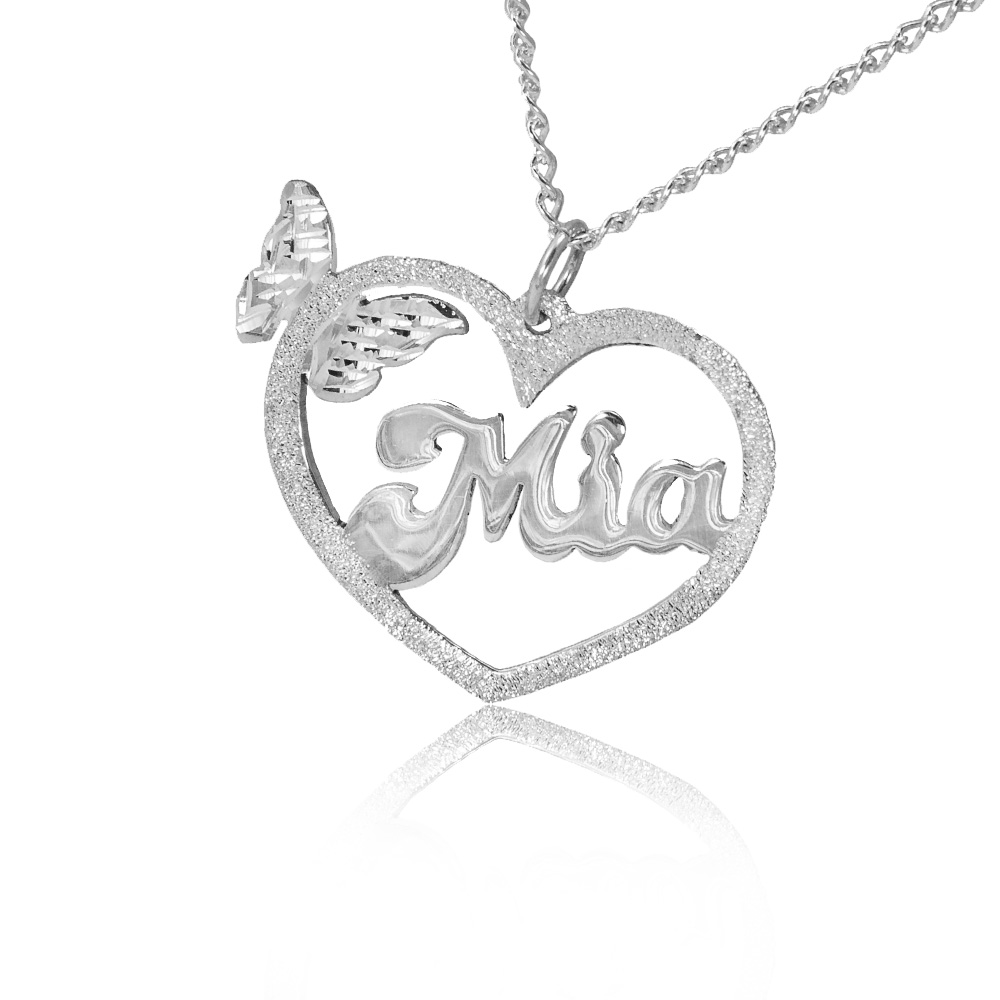 שרשרת עם שם mia - תכשיטי ים אור