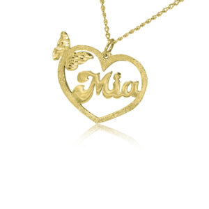 שרשרת עם שם זהב mia - תכשיטי ים אור