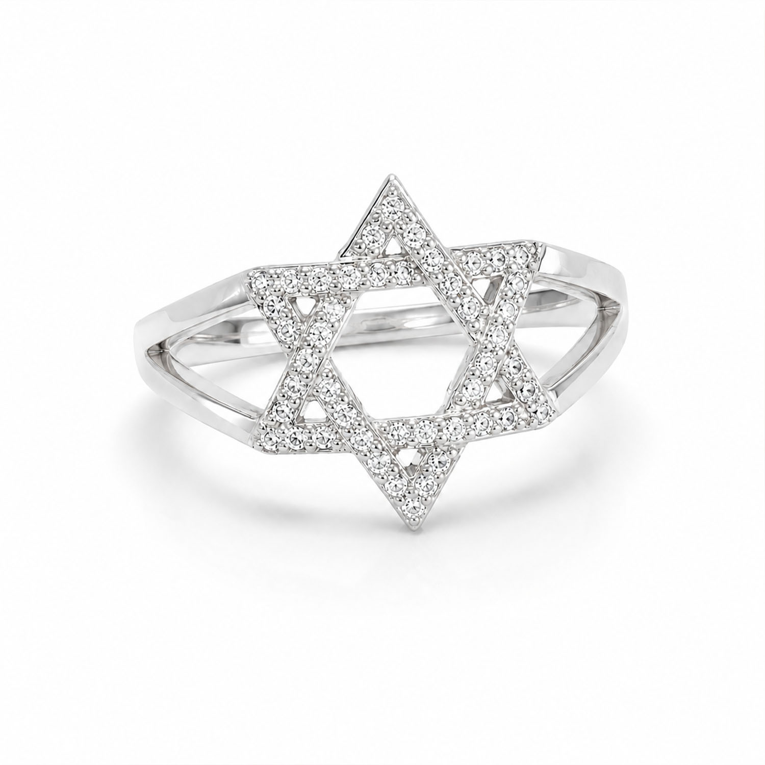 טבעת מגן דוד מכסף - תכשיטי ים אור